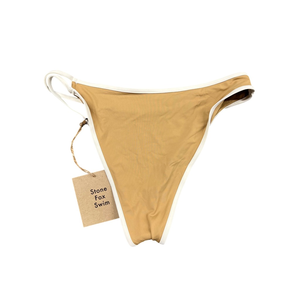 Stone Fox Swim x Free People Echo Bottom Tannin High Cut Bikini Medium NEW - Picture 4 of 4